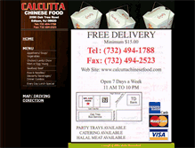 Tablet Screenshot of calcuttachinesefood.com